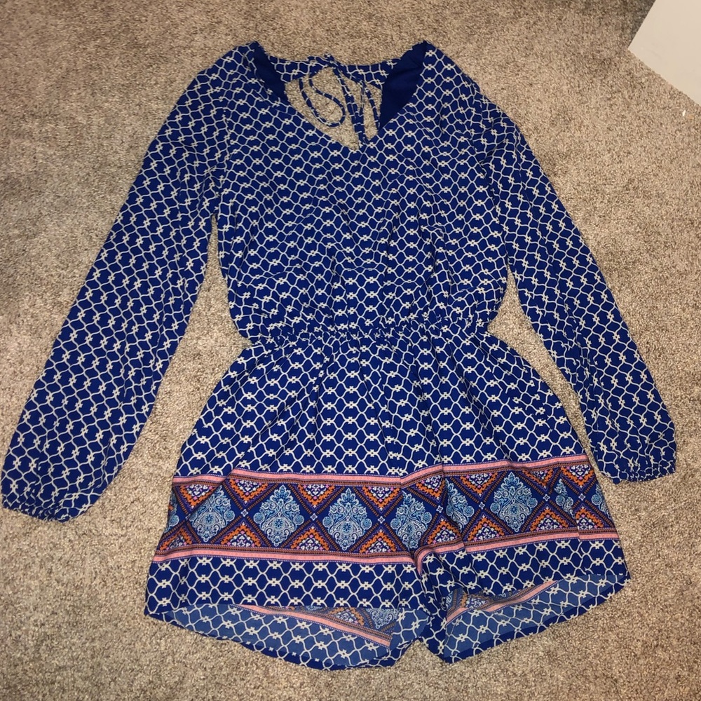 long sleeve romper